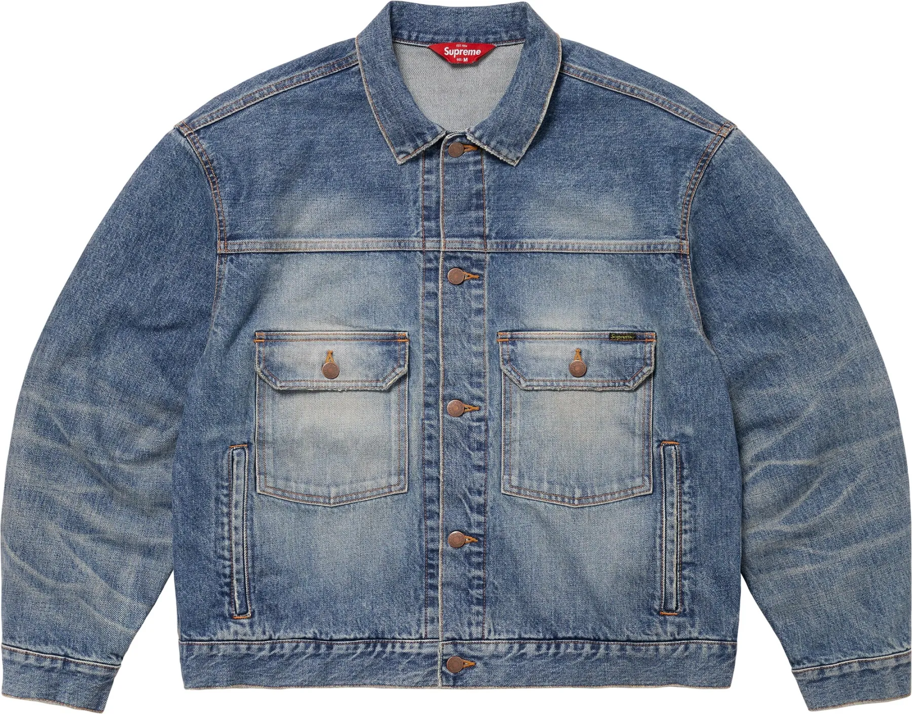 Distressed Selvedge Trucker Jacket デニムジャケット Supremeシュプリーム　2024 FW 秋冬