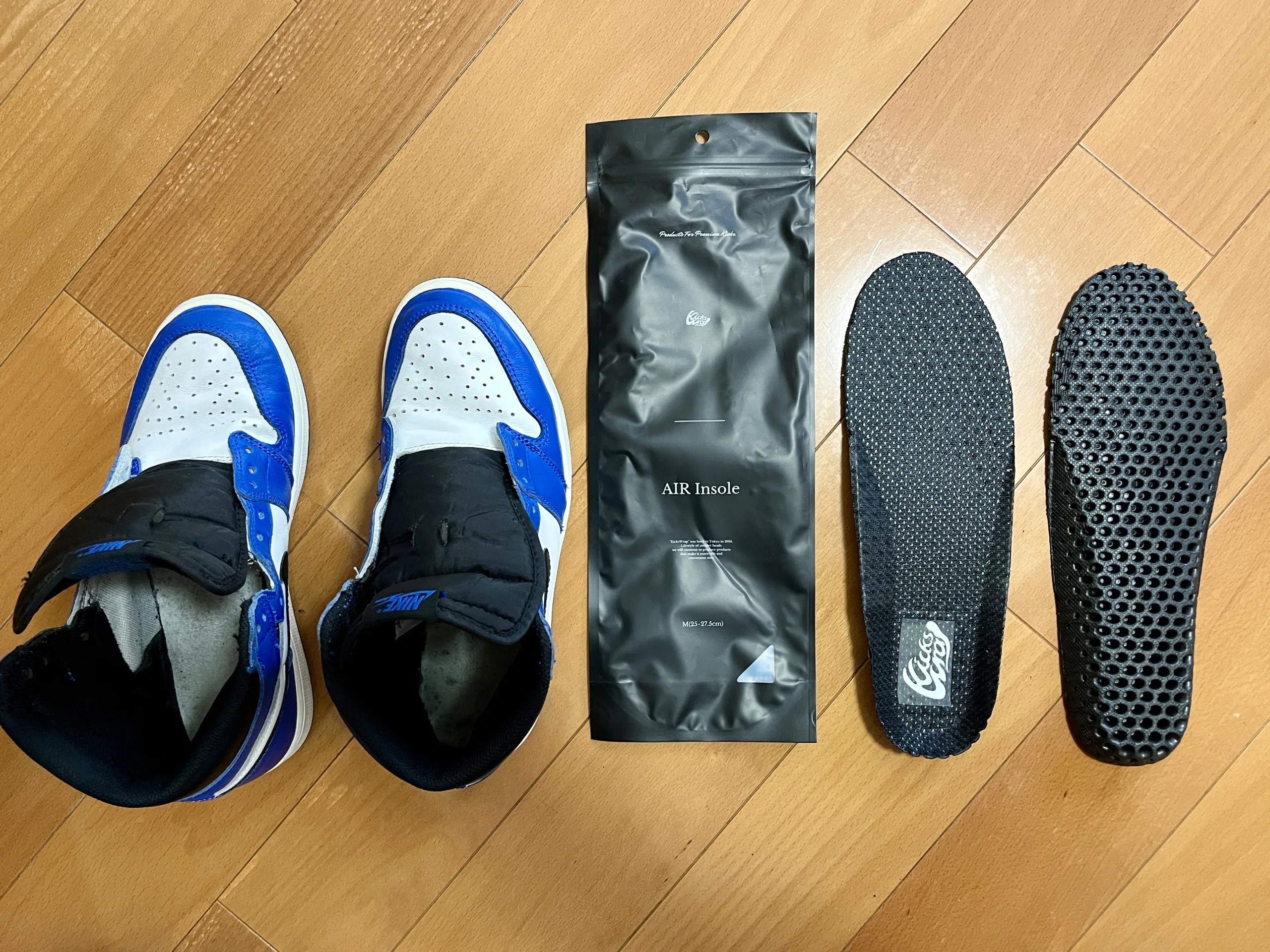 エアジョーダン　インソール　交換　スニーカー　KicksWrap®︎  AIR Insole