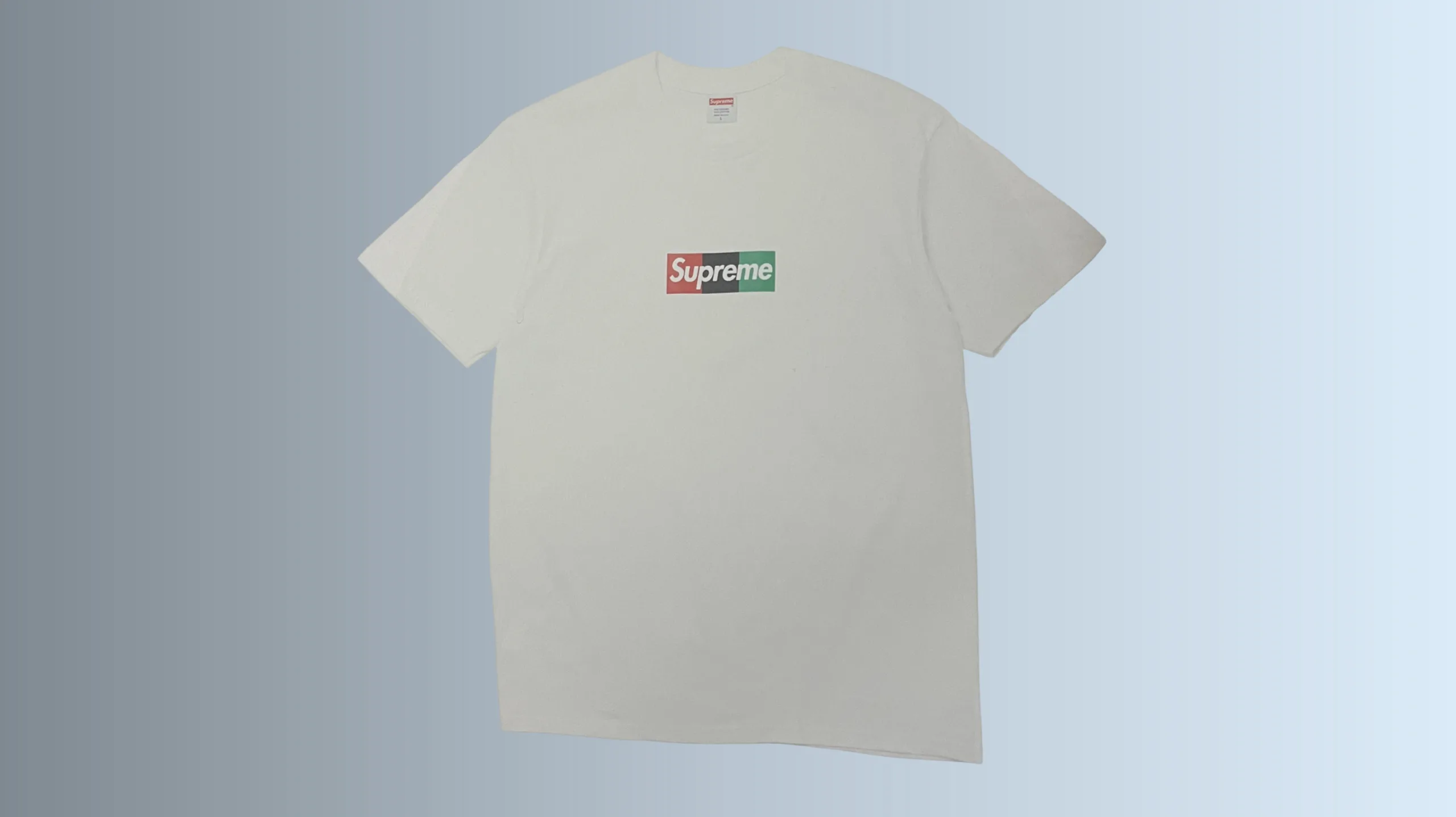 Supreme Box Logo シュプリーム ボックスロゴ レア Virgil Abloh ヴァージルアブロー オフホワイト