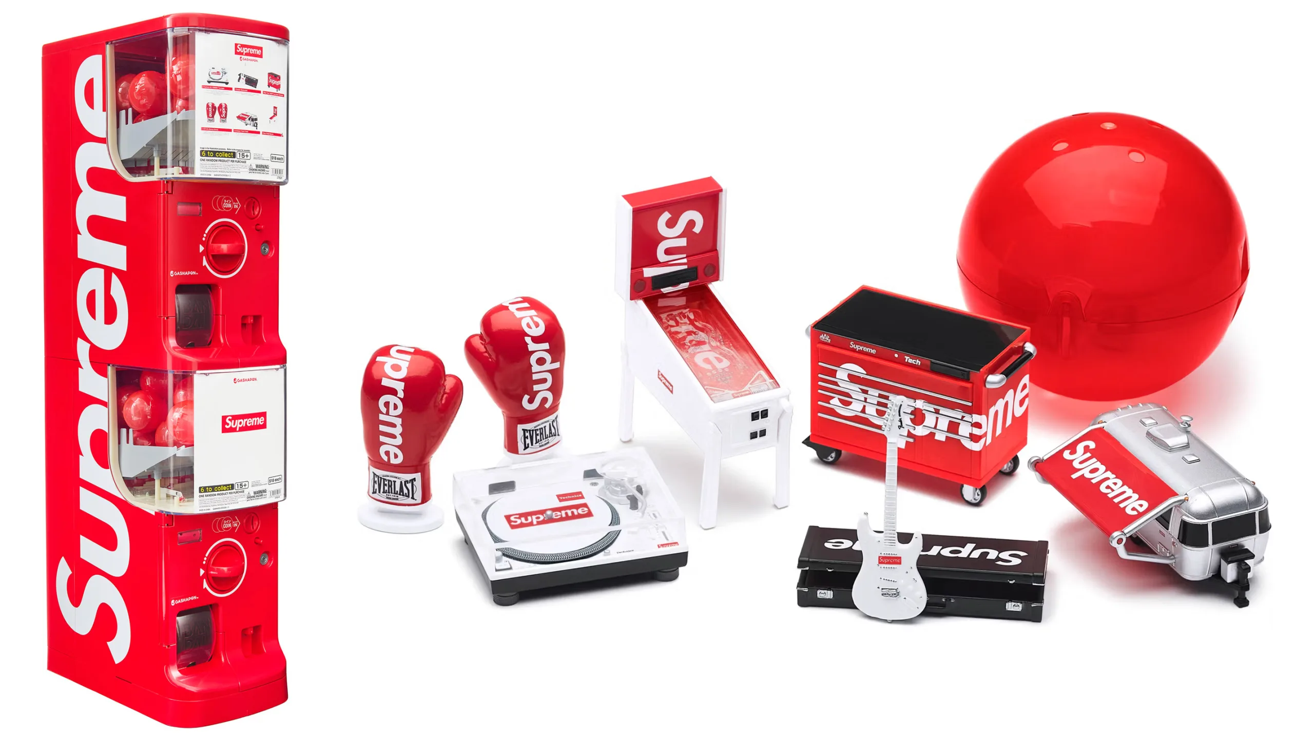 Supreme シュプリーム 2025FW 秋冬シーズン ガシャポン カプセルトイ バンダイ BANDAI Gashapon Machine