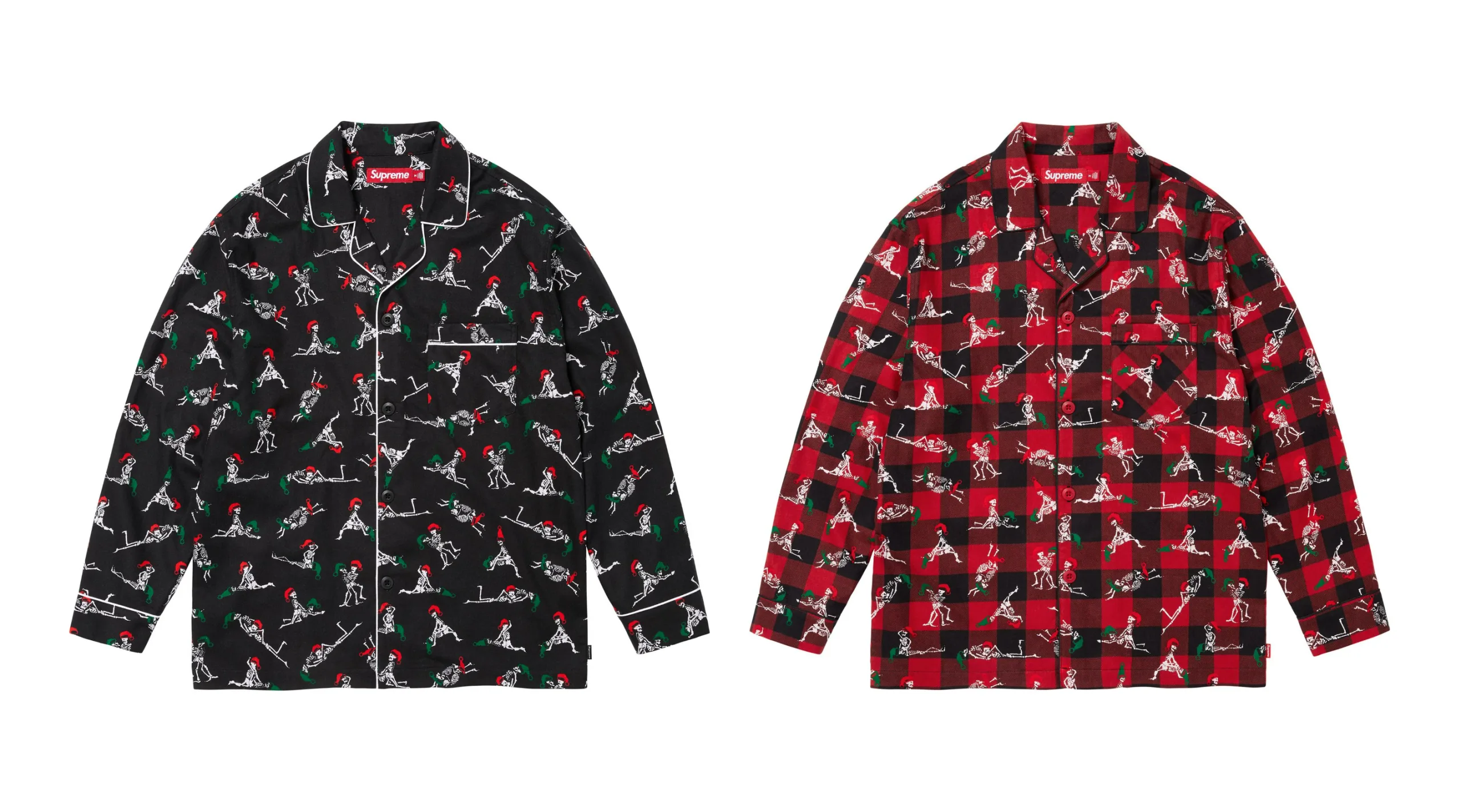 Supreme シュプリーム 2025FW 秋冬シーズン Hanes Holiday Pajama Set ヘインズ パジャマ 四十八手” width=