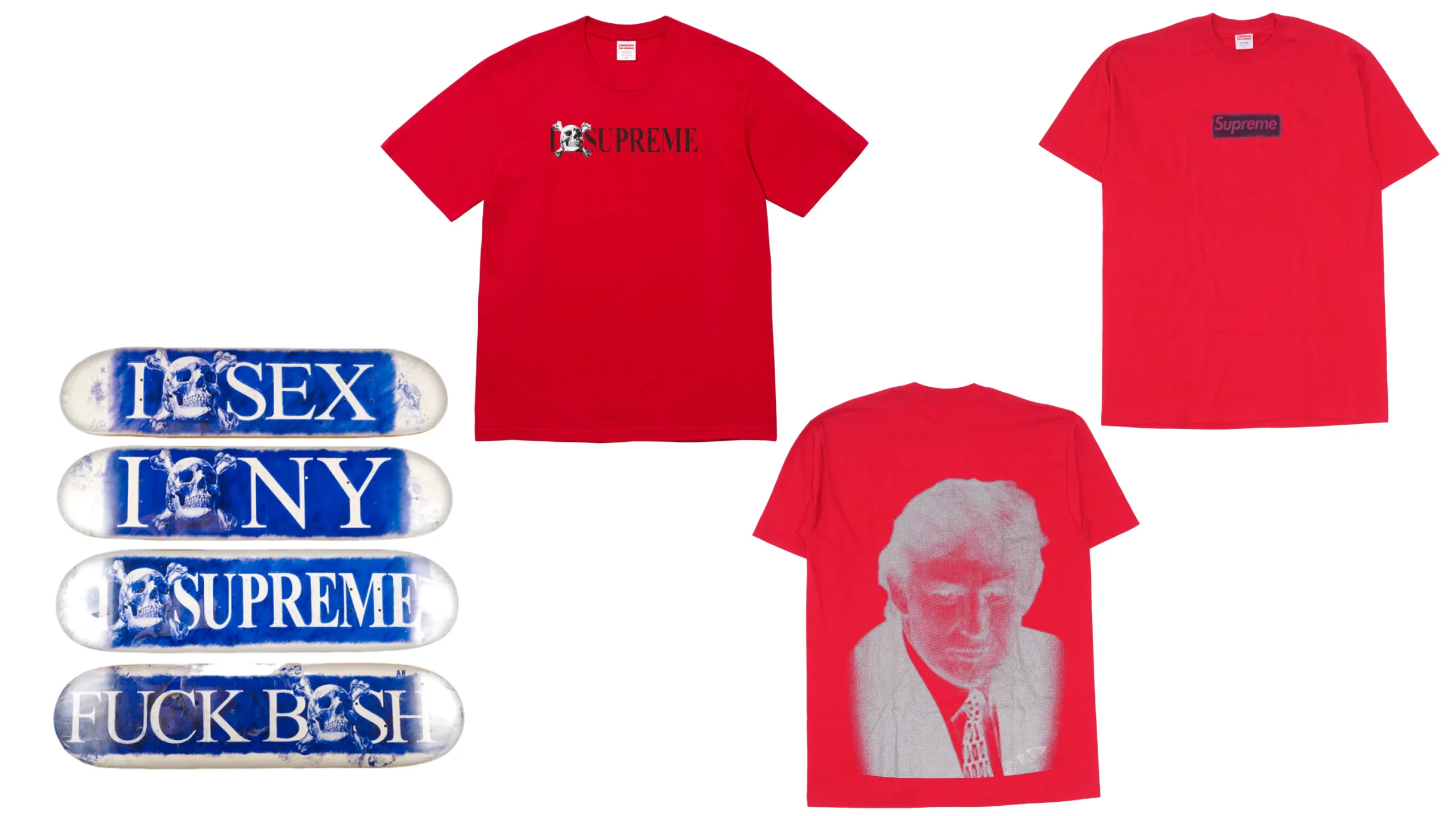 シュプリーム Supreme Skull Tee アンドレイ・モロドキン Andrei Molodkin trump box logo