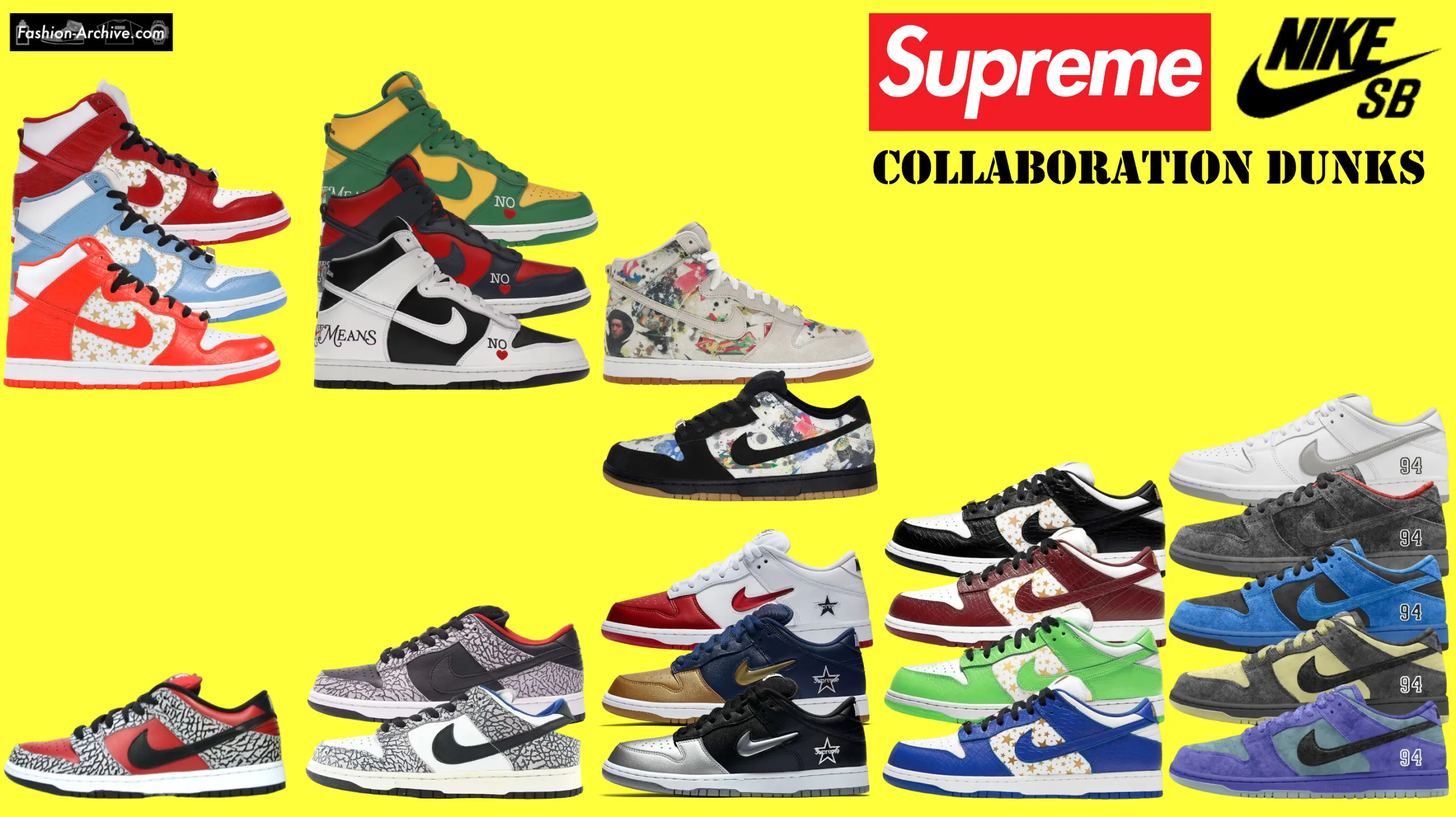 Supreme Nike SB Dunk Low Dunk Hi ダンク 人気　ラメルジー コラボ