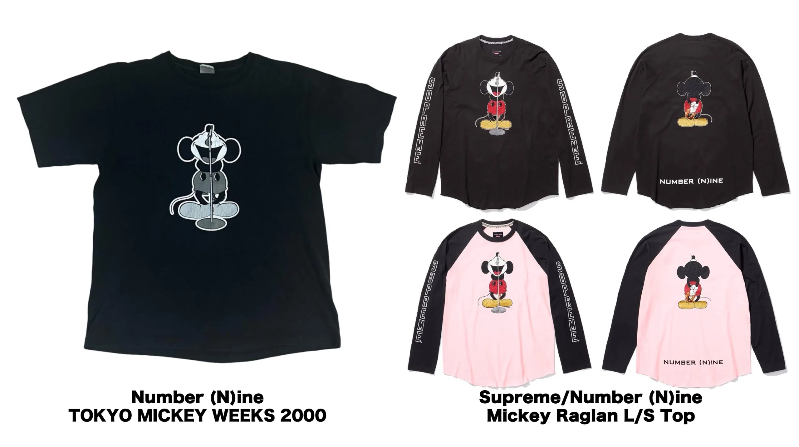 Number (N)ine ナンバーナイン ミッキー ディズニー TOKYO MICKEY WEEKS 2000 アーカイブ