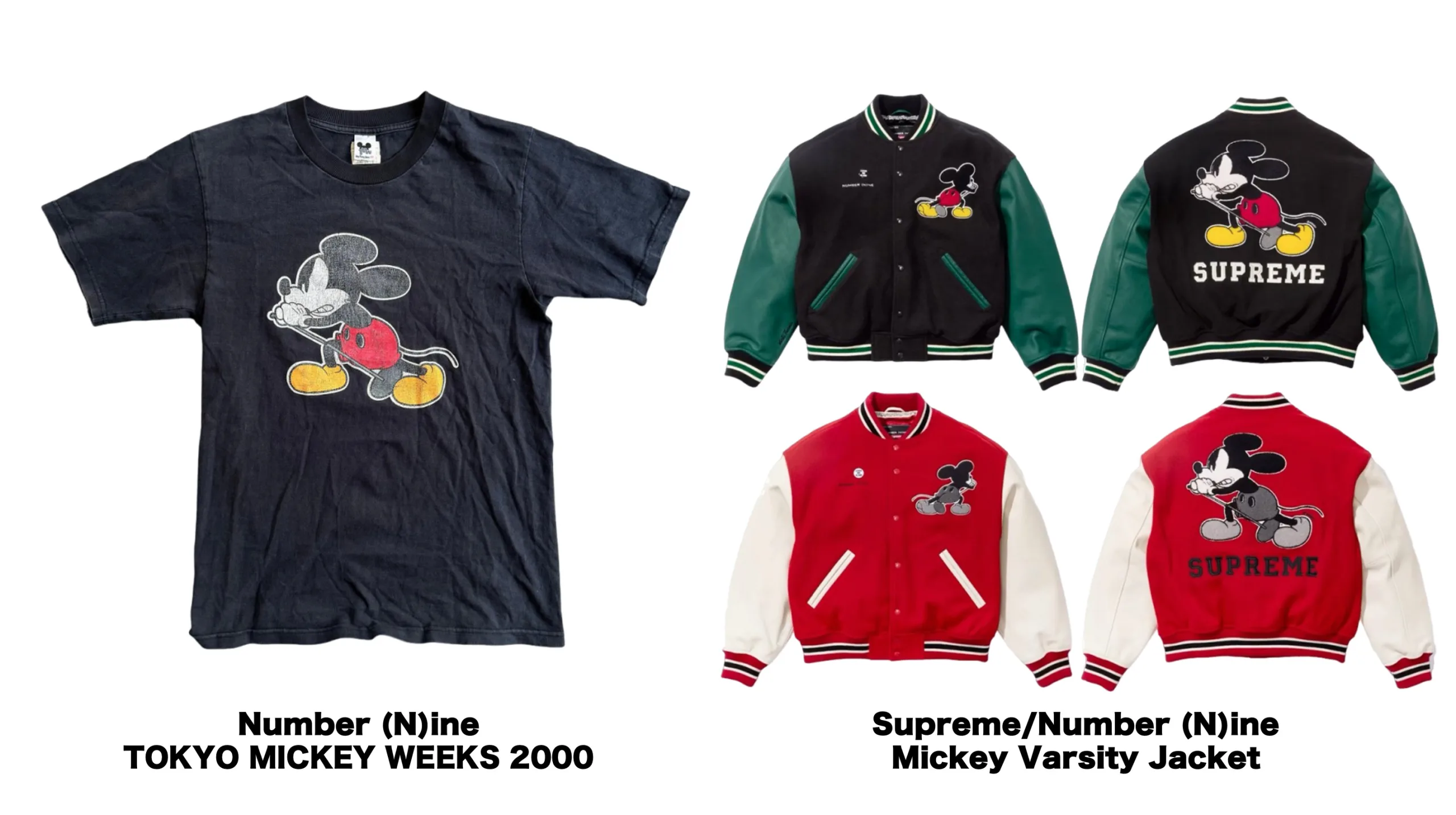 Number (N)ine ナンバーナイン ミッキー ディズニー TOKYO MICKEY WEEKS 2000 アーカイブ