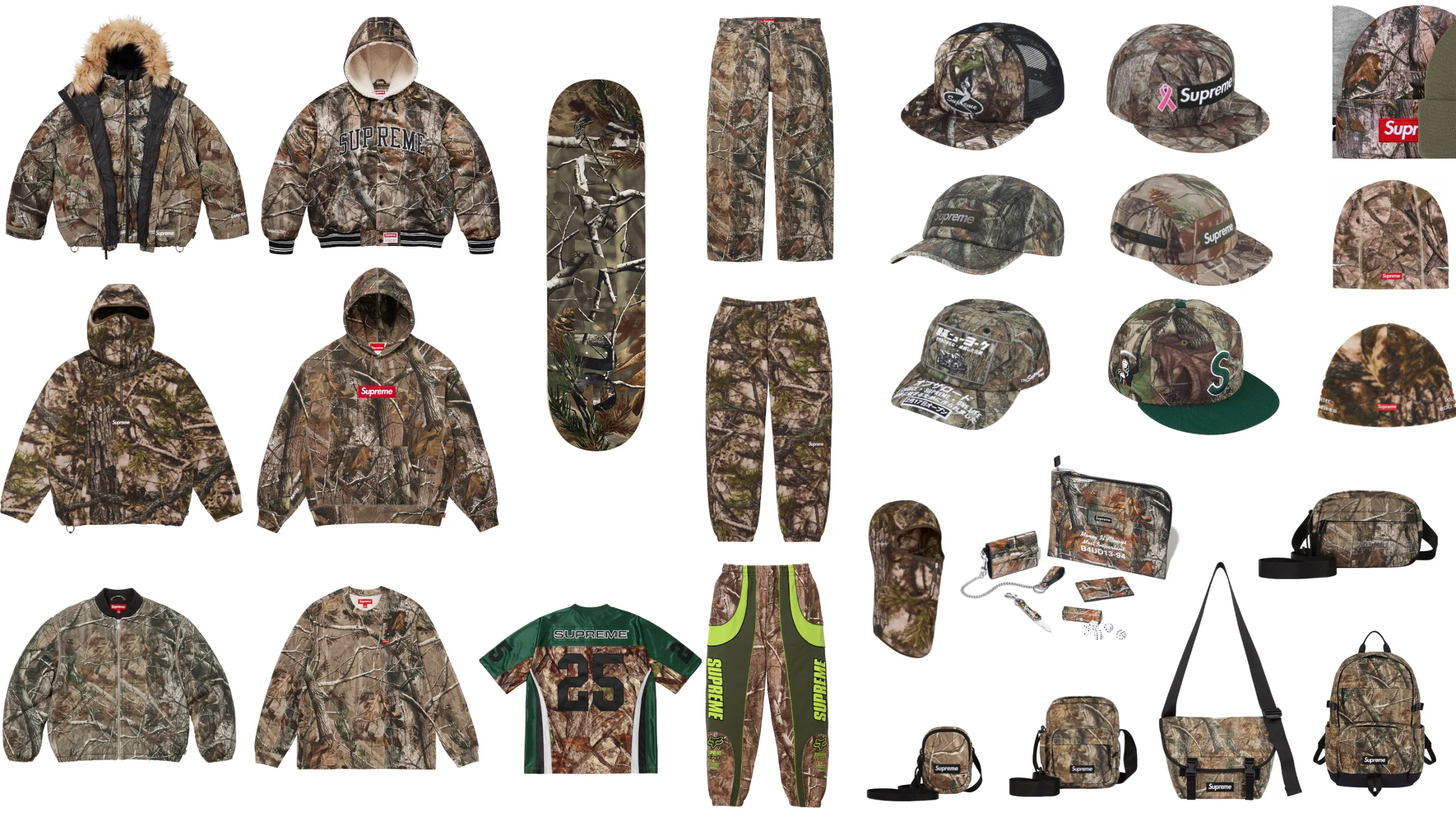 supreme シュプリーム ボックスロゴ　boxlogo　2025　Realtree リアルツリー