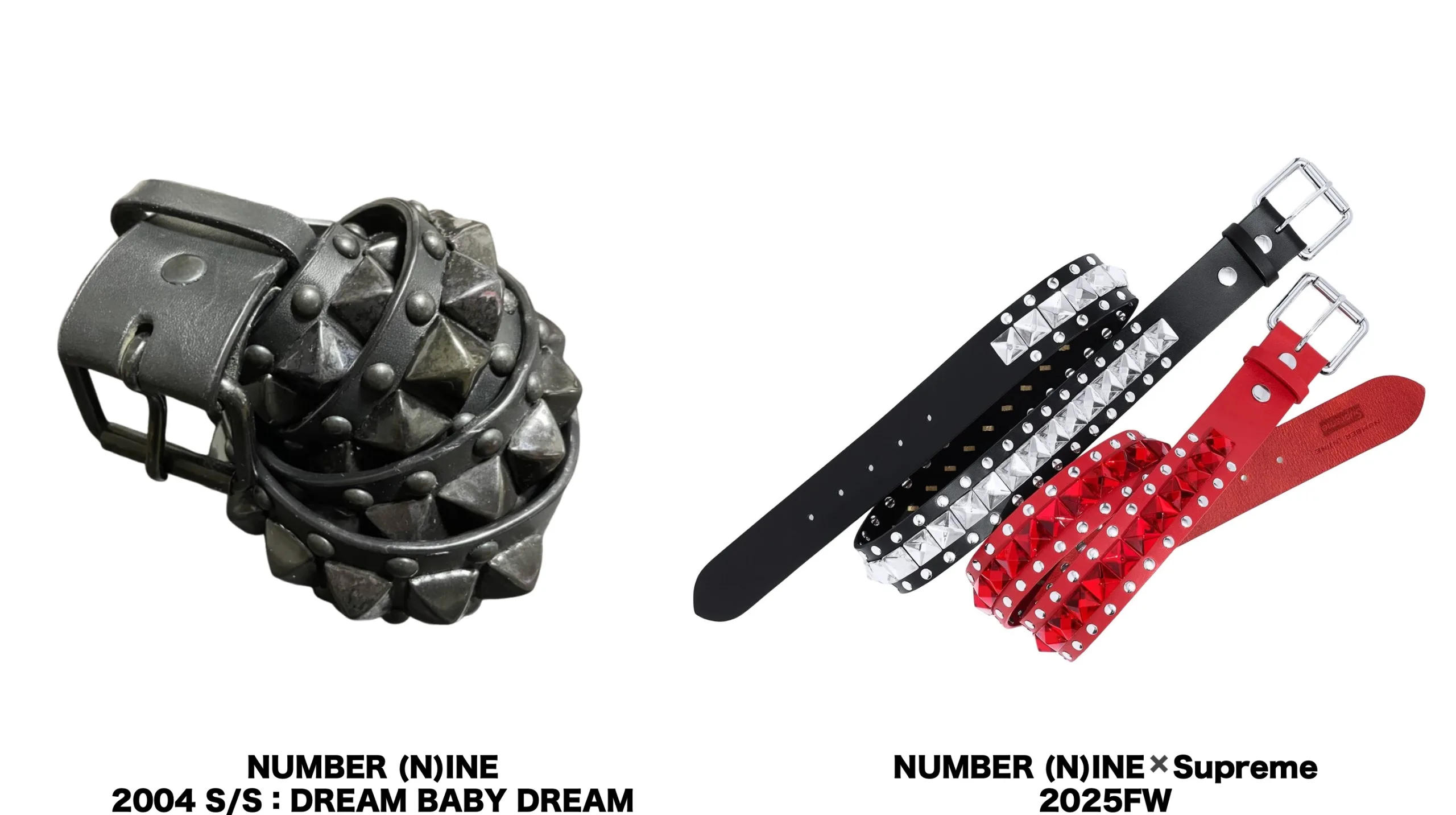 NUMBER (N)INE　ナンバーナイン　コラボ　シュプリーム　Supreme　ドリーム期　アーカイブ