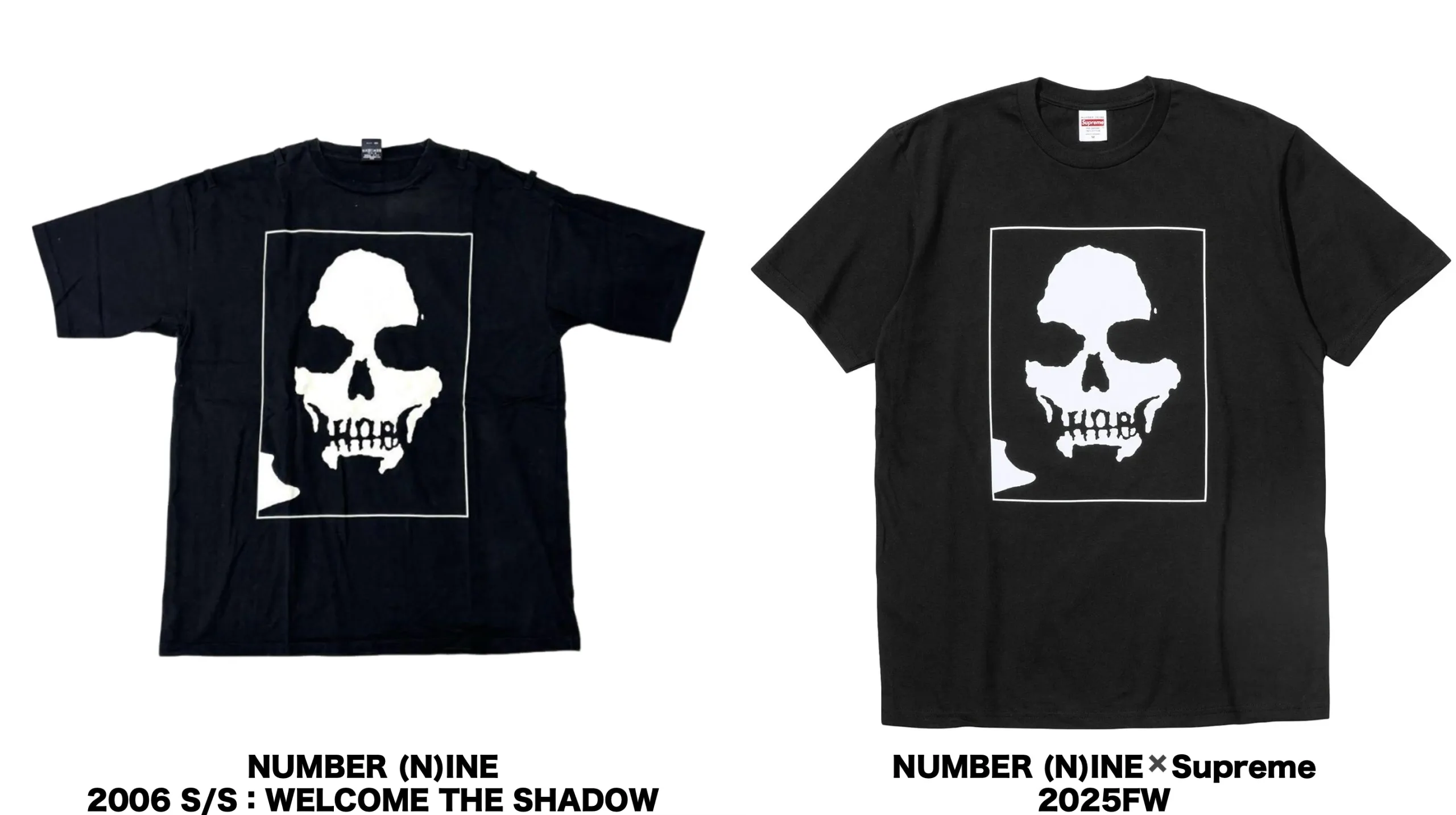 NUMBER (N)INE　ナンバーナイン　コラボ　シュプリーム　Supreme　ガンズ期　アーカイブ