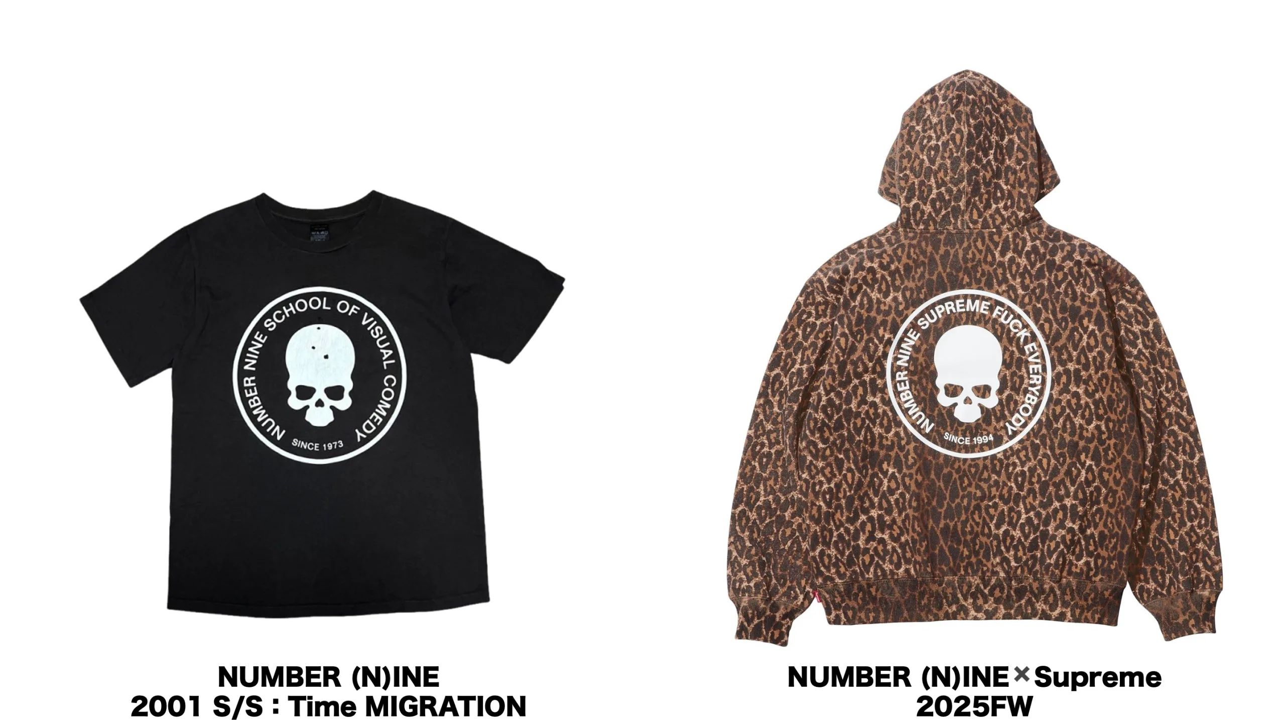 NUMBER (N)INE　ナンバーナイン　コラボ　シュプリーム　Supreme　タイム期　アーカイブ