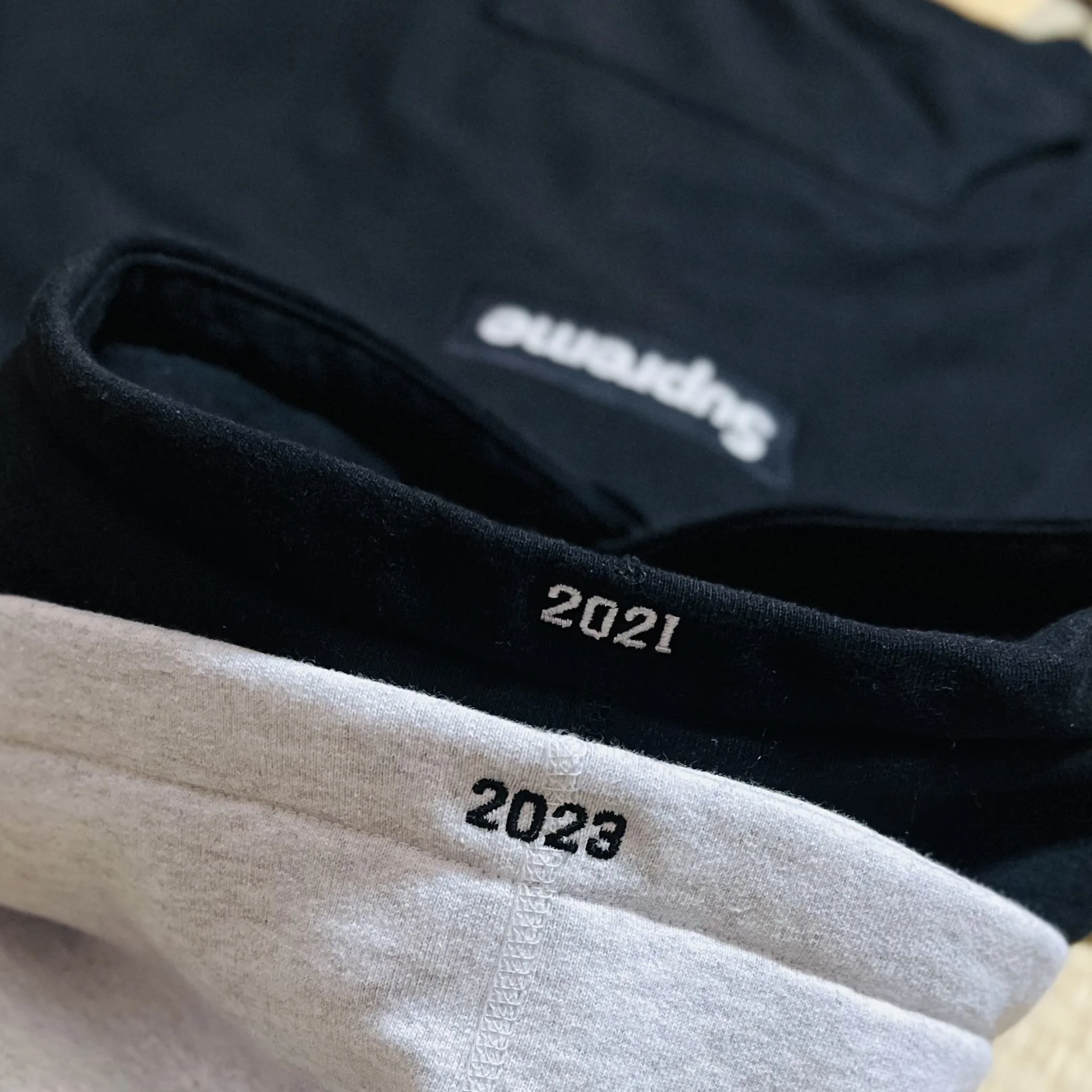 supreme シュプリーム ボックスロゴ　フーディー　年代　boxlogo