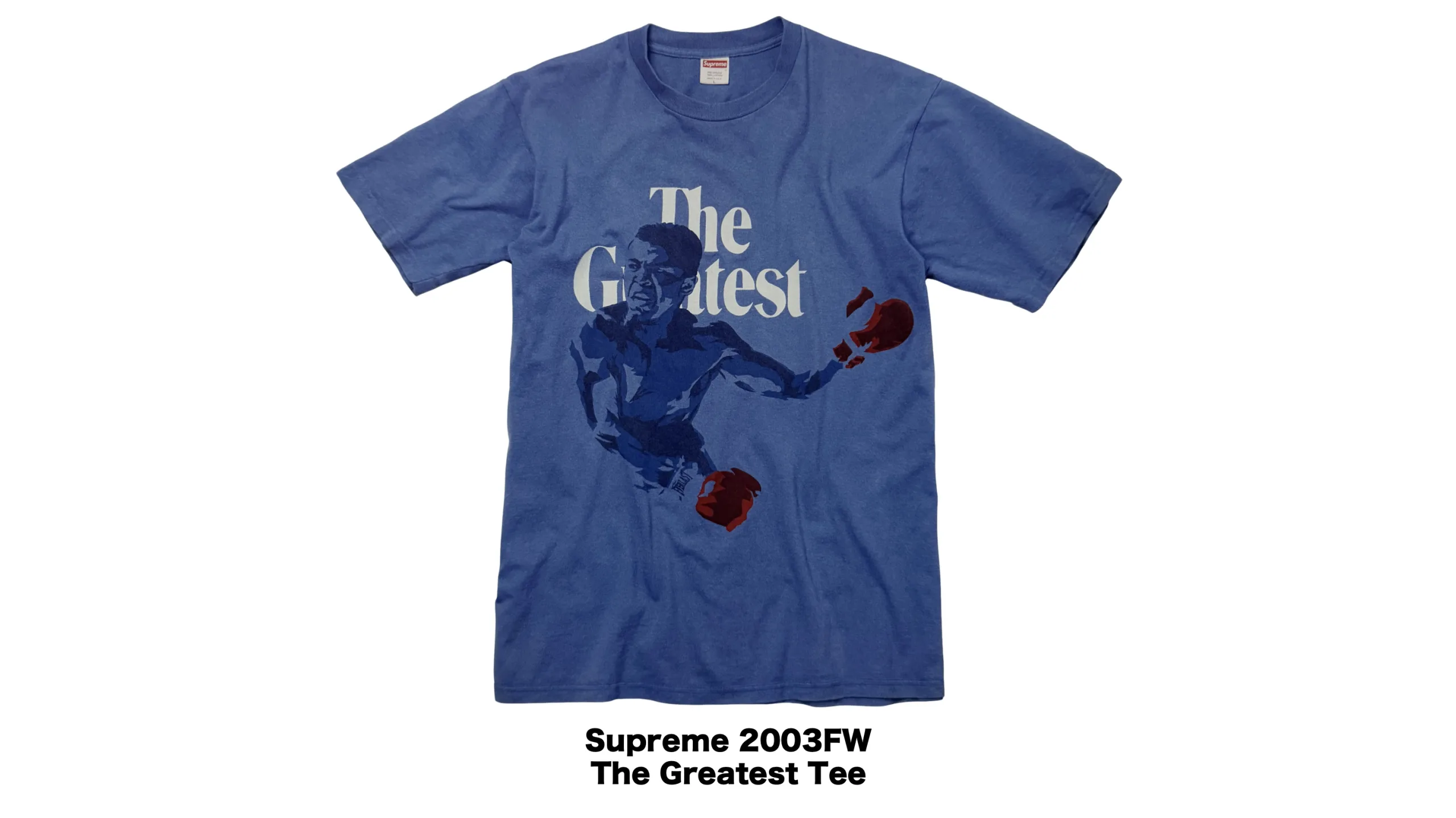 シュプリーム　Supreme　モハメドアリ　ボクシング　コラボ　サンプリング　タイソン