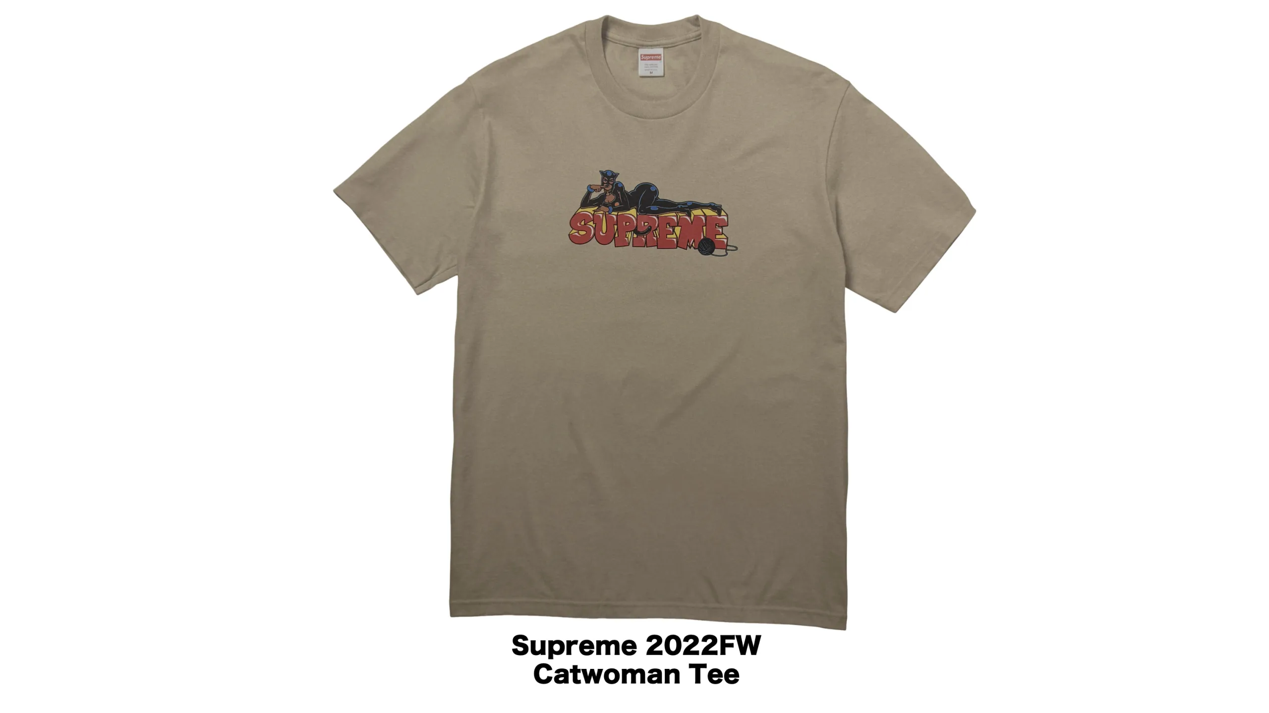 シュプリーム　Supreme　キャットウーマン　DC　アメコミ　コラボ　TET