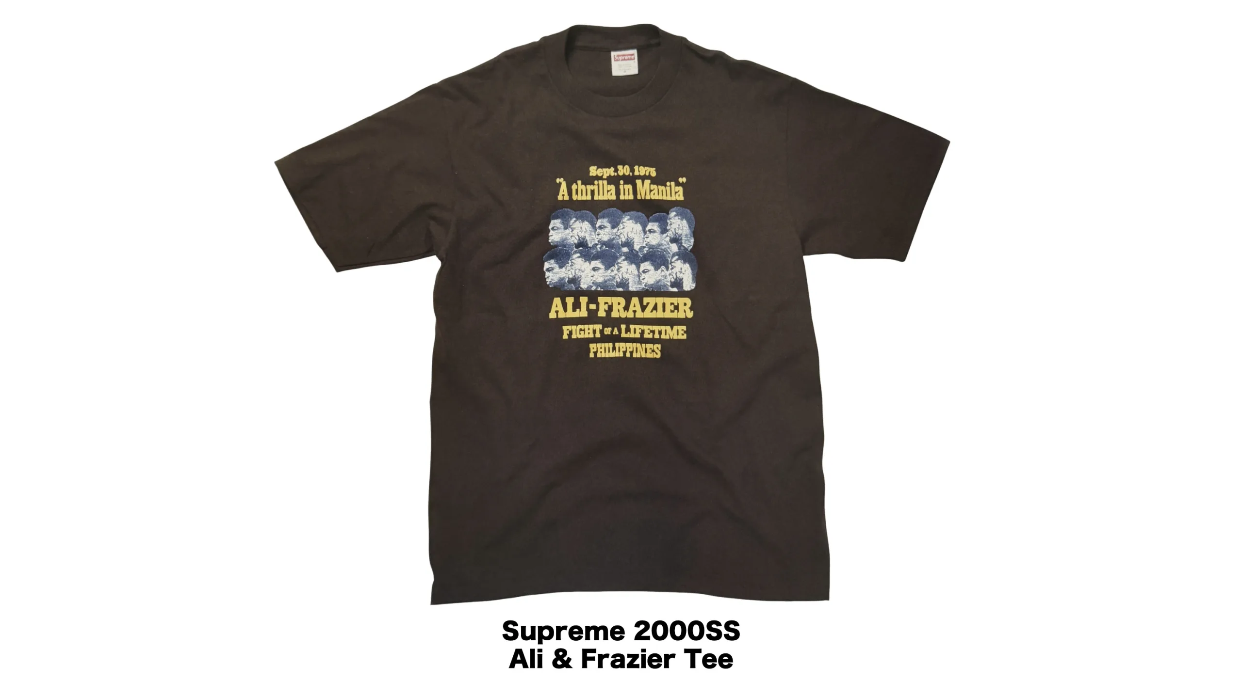 シュプリーム　Supreme　モハメドアリ　ボクシング　コラボ　サンプリング　タイソン