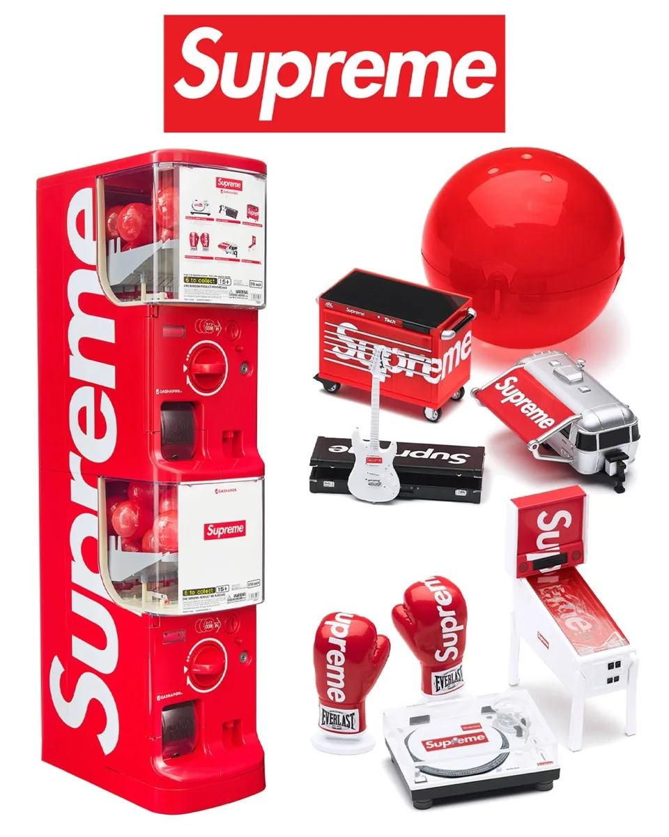 シュプリーム　Supreme　ボクシング　グローブ　コラボ　ガシャポン