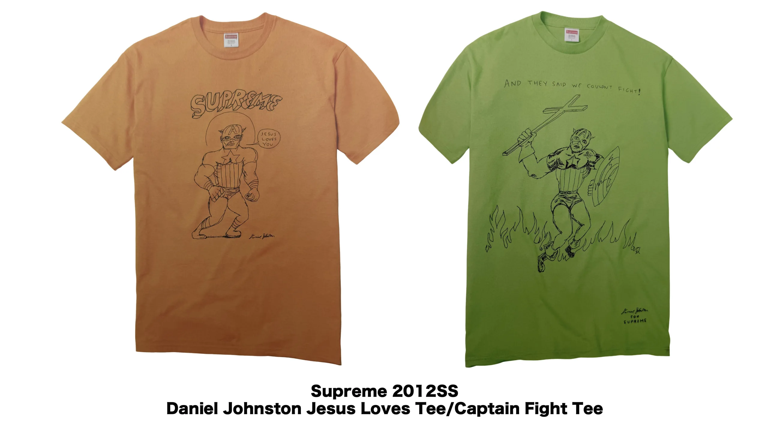 シュプリーム　Supreme　マーベル　キャプテン・アメリカ　ダニエルジョンストン　アメコミ　コラボ