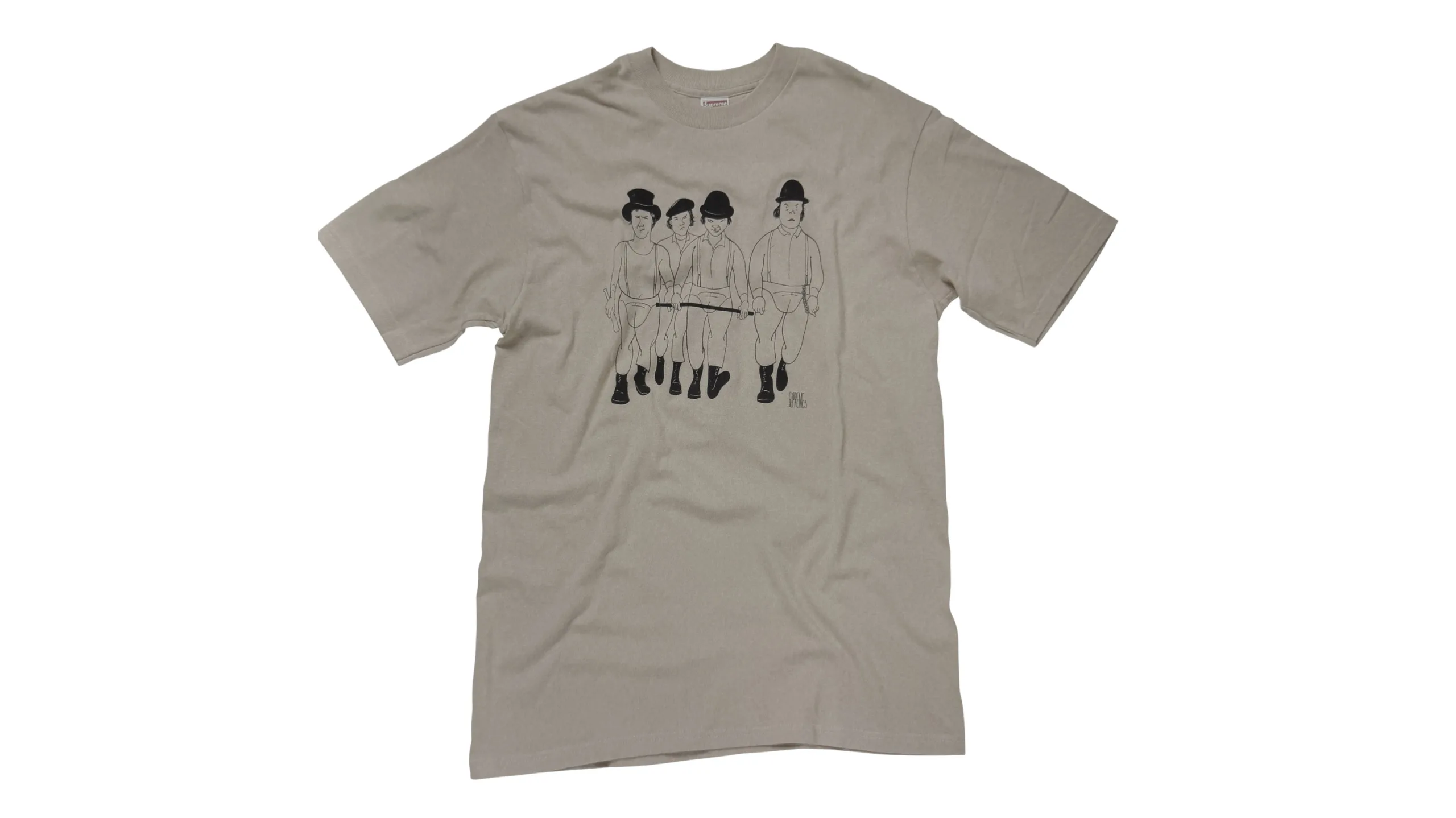 シュプリーム　映画　コラボ　Tシャツ　時計仕掛けのオレンジ